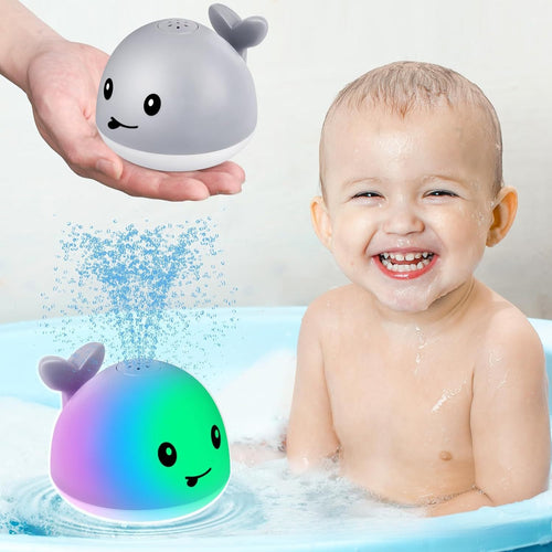Ballena de Baño con Luces y Chorro de Agua · recargable