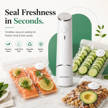 Colverly FreshLock™ — Vacuum-sealed fresh in 5 seconds.