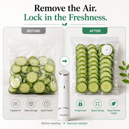 Colverly FreshLock™ — Vacuum-sealed fresh in 5 seconds.