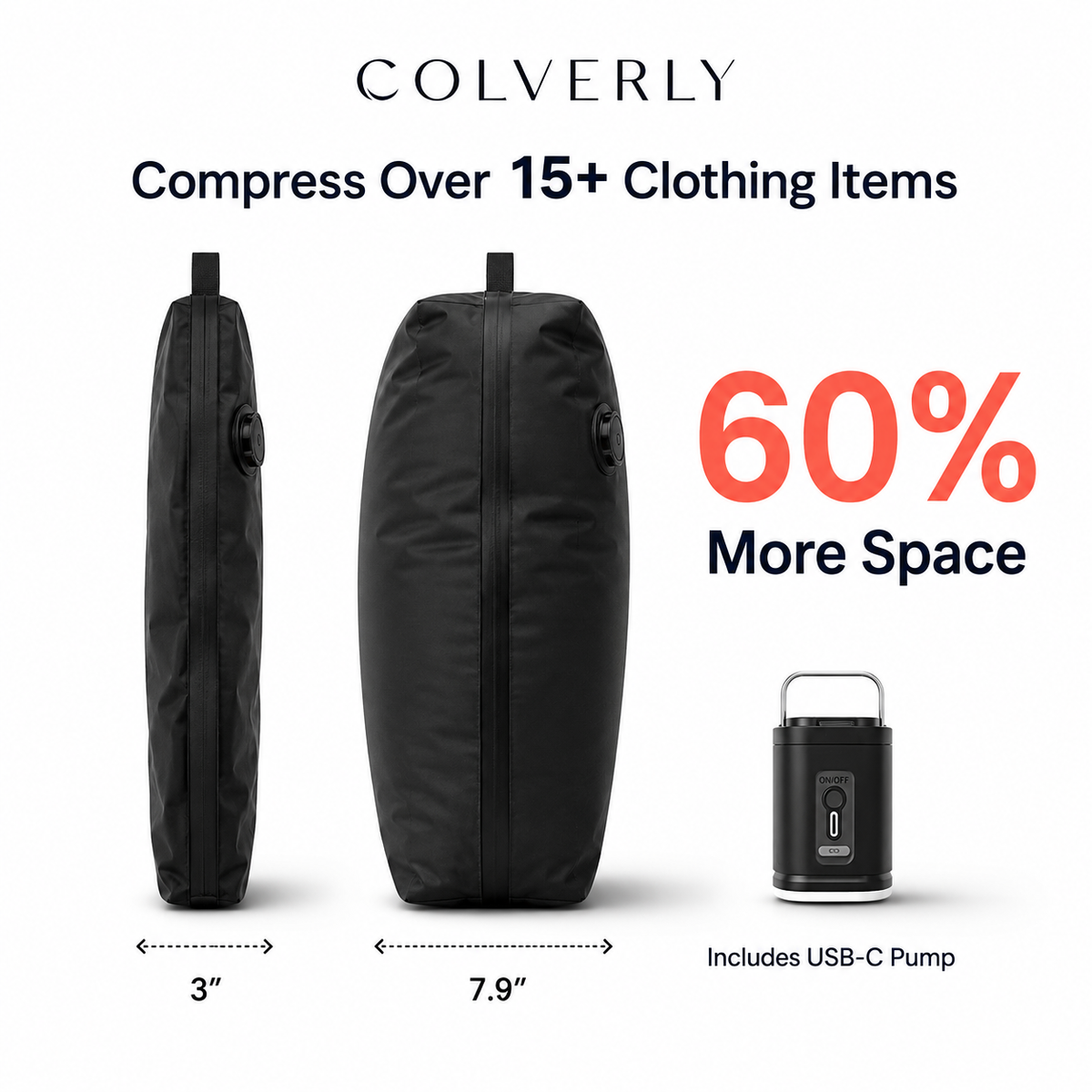 AirVault™ — Twice the Clothes. Zero Checked Bags.