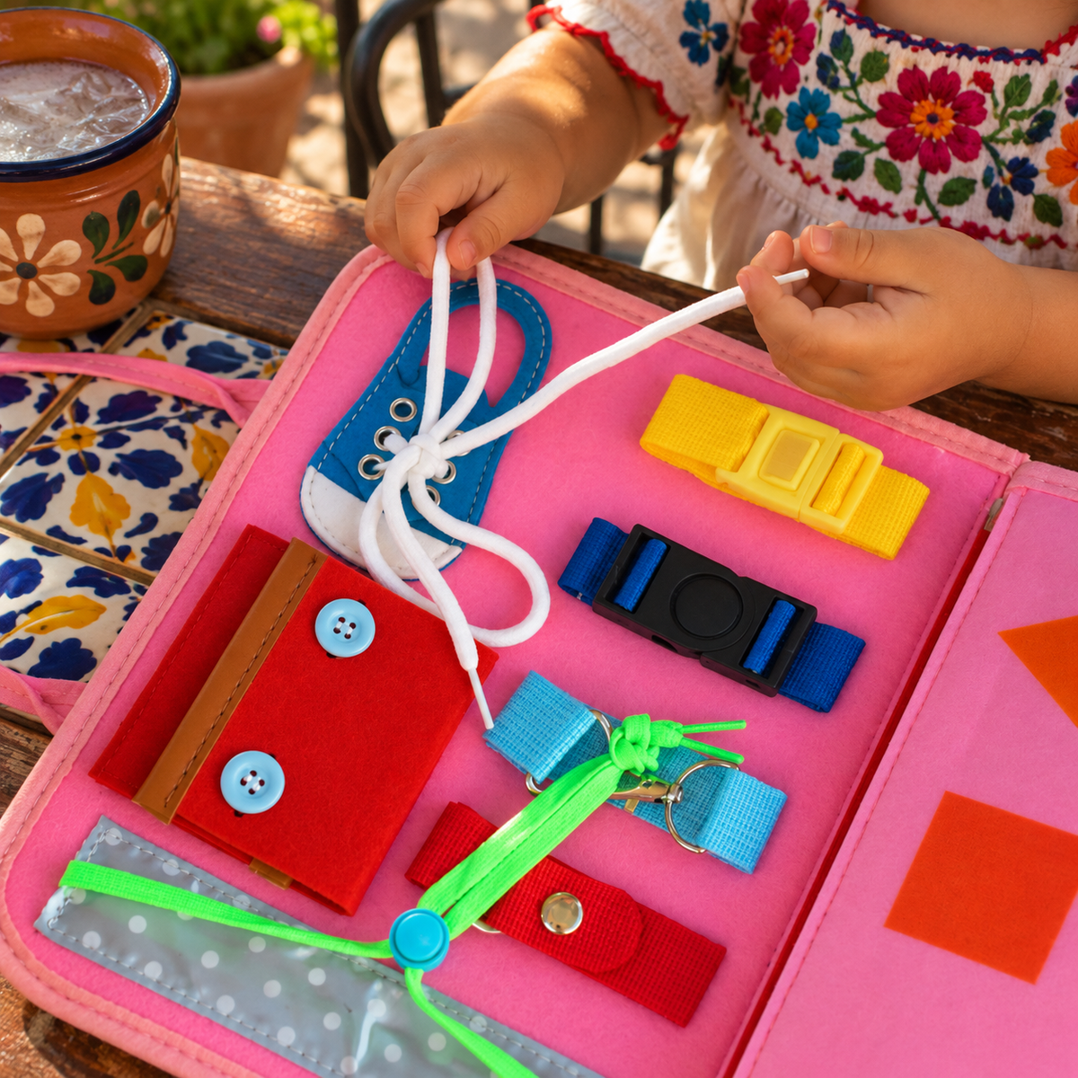 Libro Sensorial Montessori — La misma paz para ti. Mucho más aprendizaje para él.