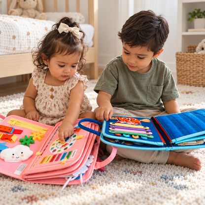 Libro Sensorial Montessori — La misma paz para ti. Mucho más aprendizaje para él.
