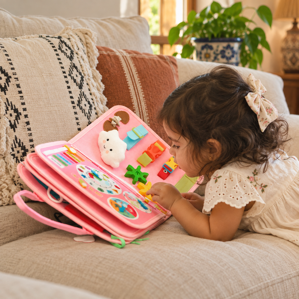 Libro Sensorial Montessori — La misma paz para ti. Mucho más aprendizaje para él.
