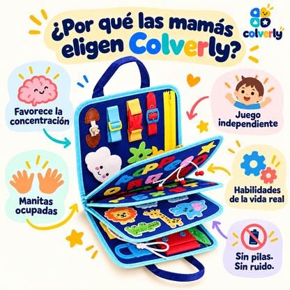 Libro Sensorial Montessori — La misma paz para ti. Mucho más aprendizaje para él.