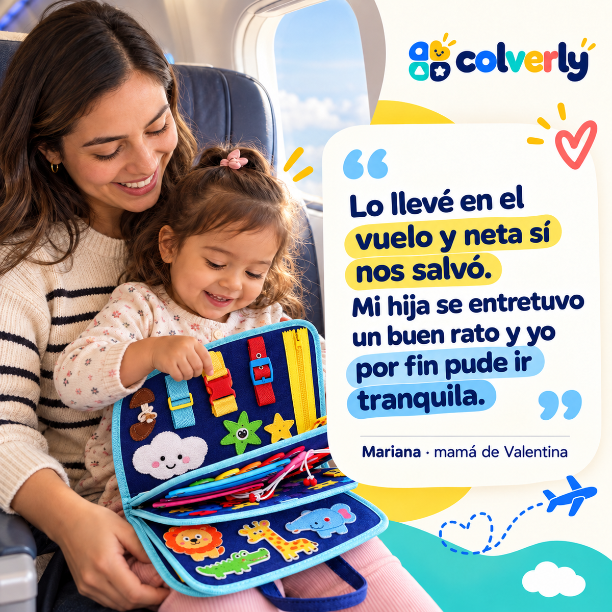 Libro Sensorial Montessori — La misma paz para ti. Mucho más aprendizaje para él.